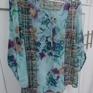 Figuerca & Flower boho top